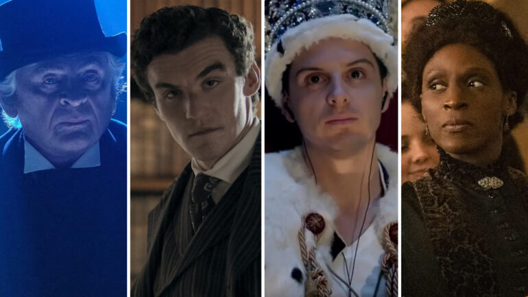 Daniel Davis in Star Trek: The Next Generation, Elementary, Dear Data; Donal Finn in Young Sherlock; Andrew Scott in Sherlock; Sharon Duncan-Brewster in Enola Holmes 2