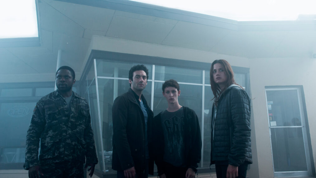 THE MIST, (from left): Okezie Morro, Morgan Spector, Russell Posner, Danica Curcic, (Season 1, premieres June 22, 2017).