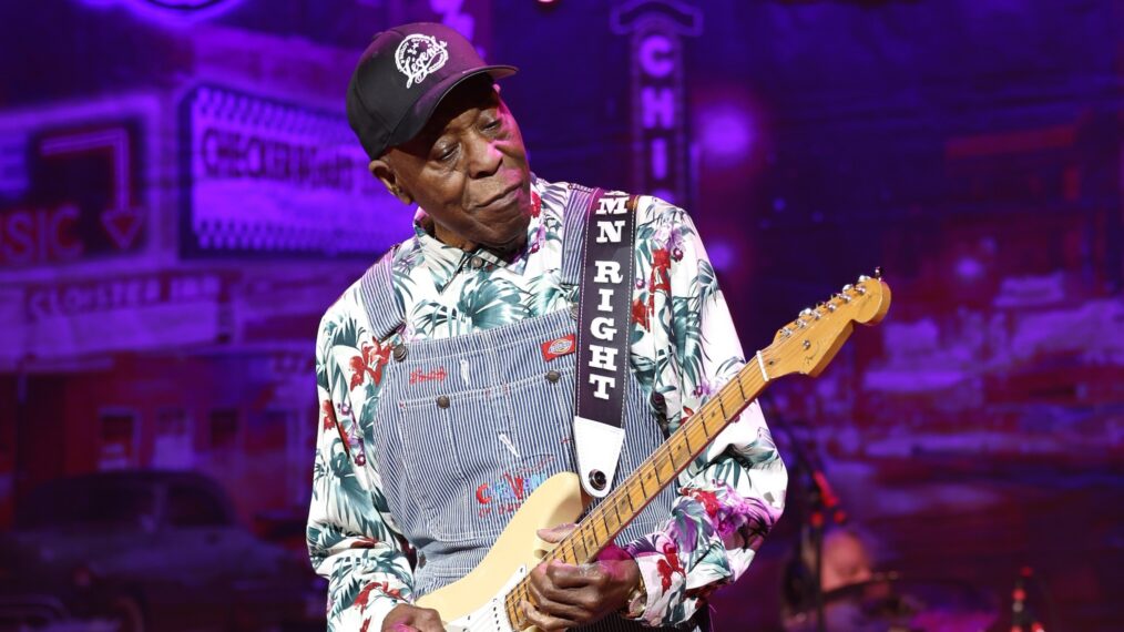 NASHVILLE, TENNESSEE - MARCH 18: Buddy Guy performs at the Ryman Auditorium on March 18, 2023 in Nashville, Tennessee. (Photo by Jason Kempin/Getty Images)