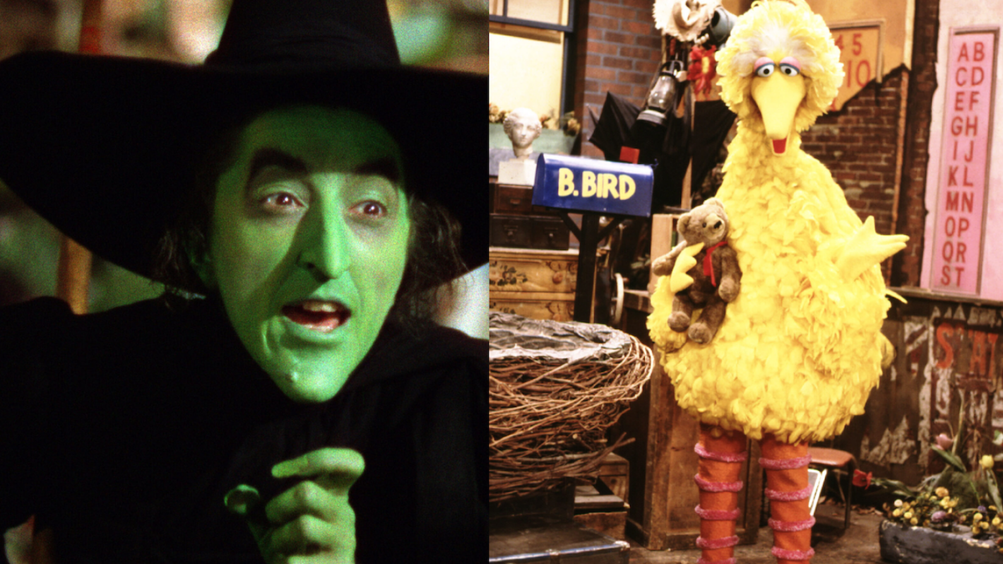 The Wicked Witch of the West and Big Bird