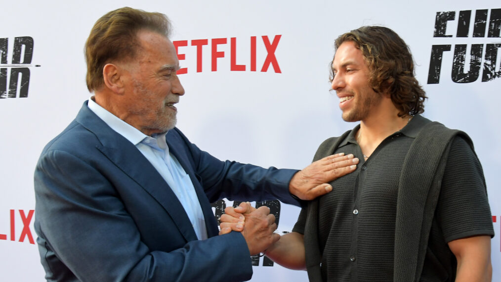 Arnold Schwarzenegger and Joseph Baena