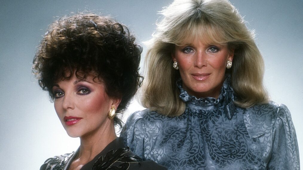 DYNASTY, Joan Collins and Linda Evans