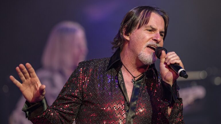 PHOENIX, ARIZONA - DECEMBER 09: Tommy DeCarlo of Boston performs on stage at Alice Cooper's 21st Annual Christmas Pudding at Celebrity Theatre on December 09, 2023 in Phoenix, Arizona. (Photo by Daniel Knighton/Getty Images)
