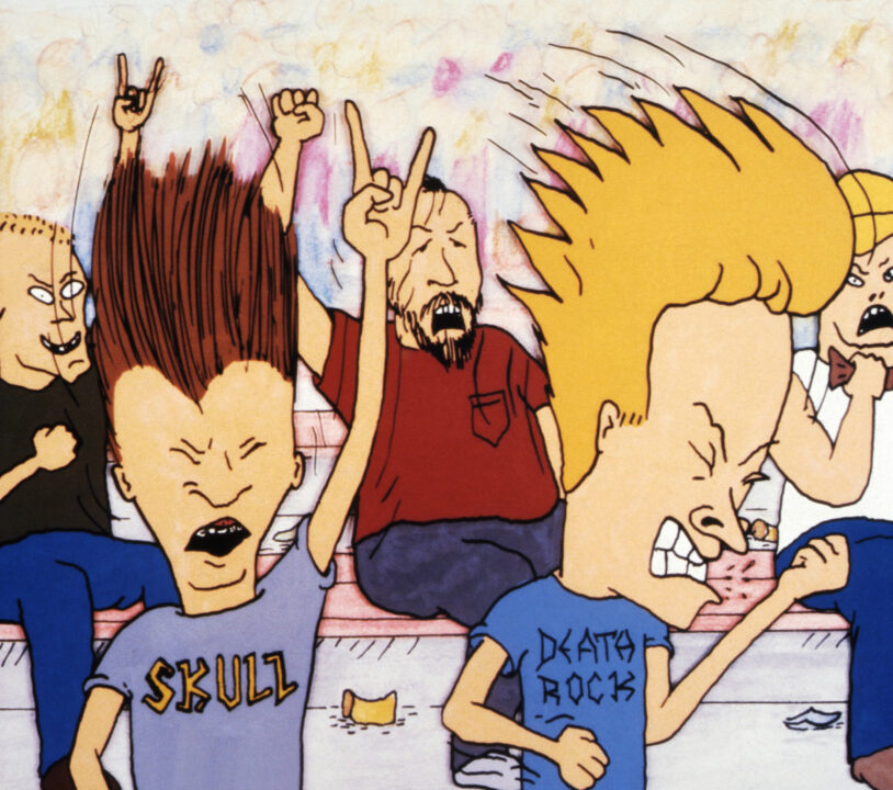 BEAVIS AND BUTT-HEAD, from left: Butt-Head, Beavis, 1993-1997, 