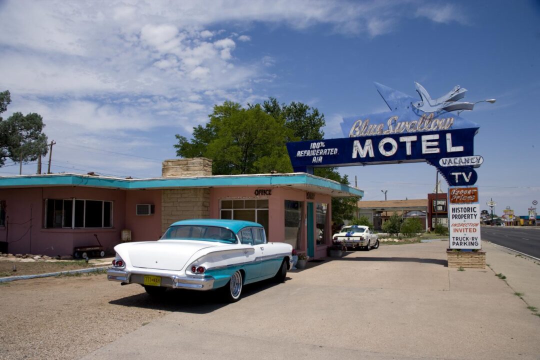 Blue Swallow Motel, Route 66, Tucumcari, New MexicoPublic Domain