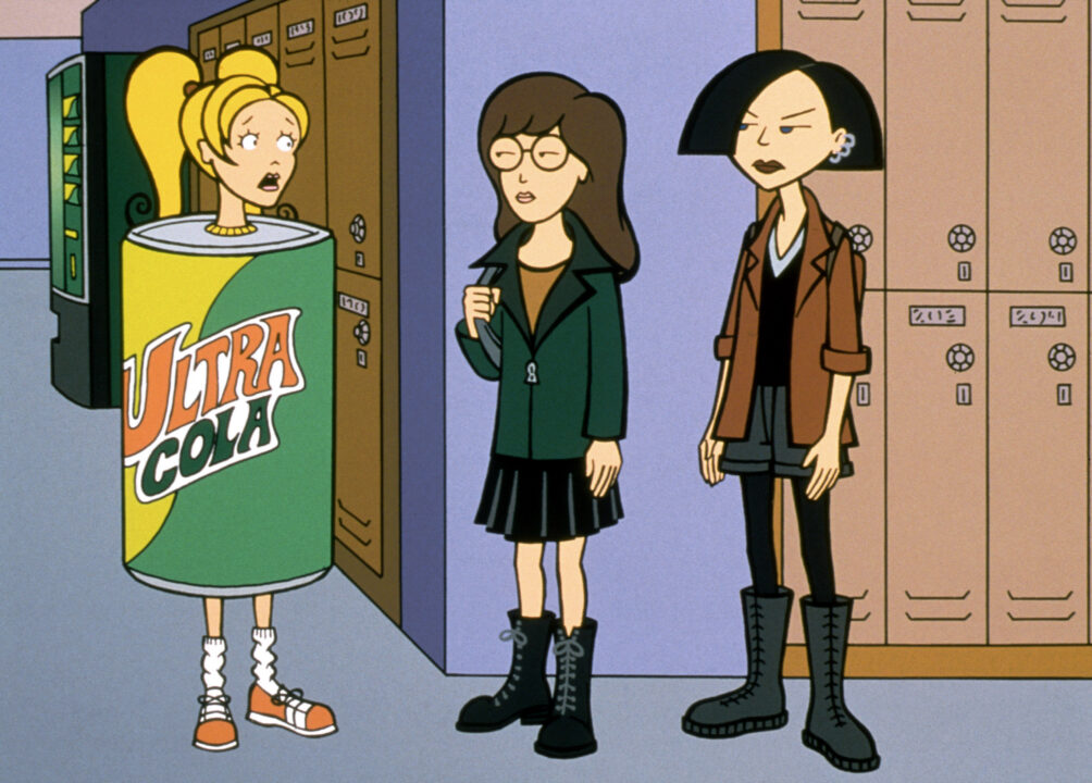 DARIA, (from left): Brittany Taylor, Daria Morgendorffer, Jane Lane, (Season 5), 1997-2002. 