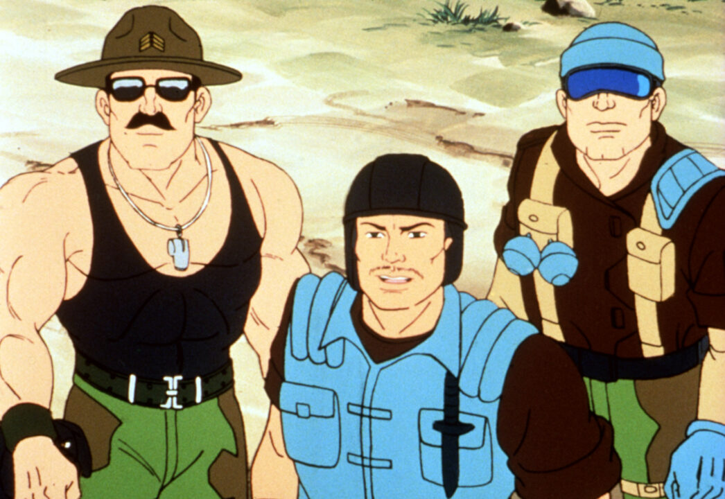 G.I. JOE, G.I. Joe (center), Sgt. Slaughter (l.), 1985-86