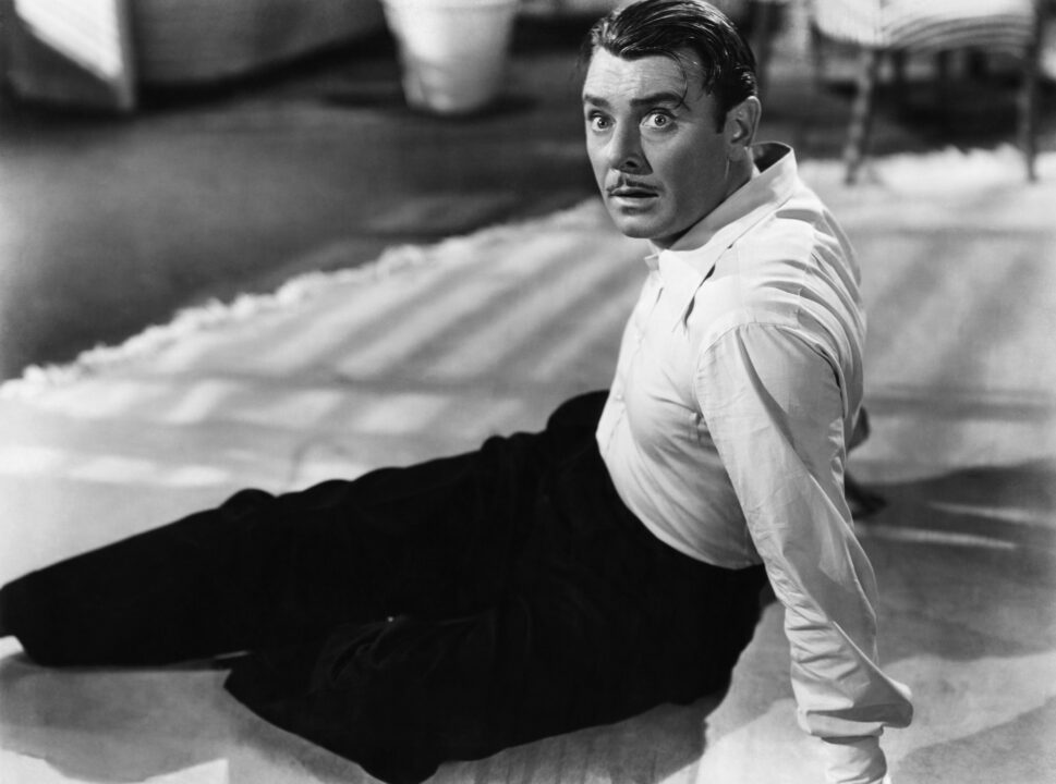 HONEYMOON FOR THREE, George Brent, 1941