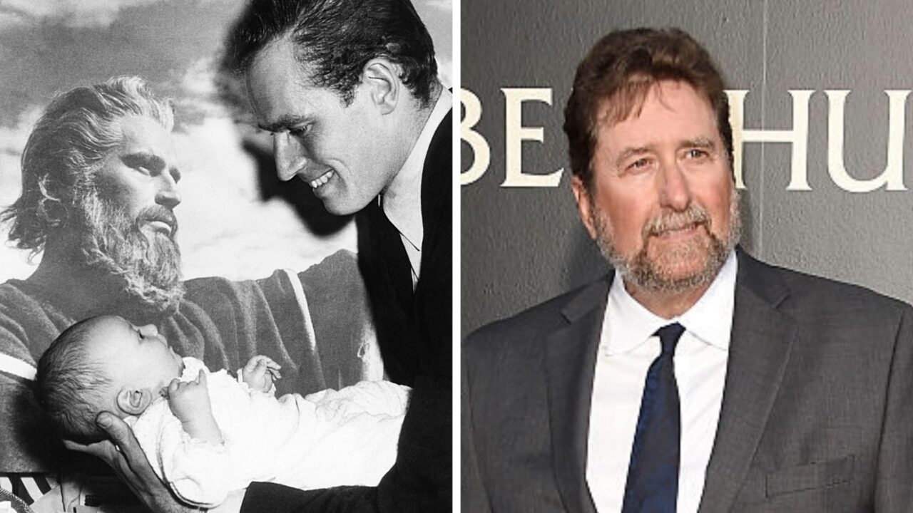 Frazer Harrison then in Ten Commandments and now