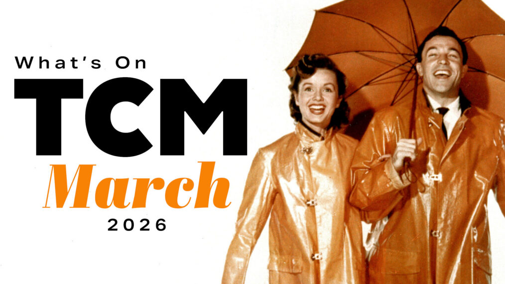 TCM March 2026 Schedul and 31 Days of Oscars lineup header with Singin' in the Rain