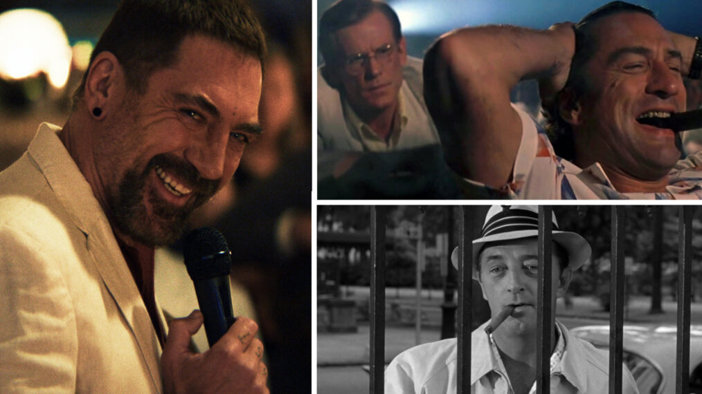 CAPE FEAR, Robert Mitchum, 1962; CAPE FEAR, Robert De Niro, 1991; Javier Bardem in 