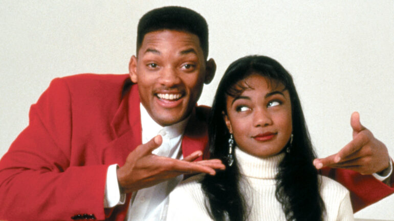 THE FRESH PRINCE OF BEL-AIR, Will Smith, Tatyana Ali, 1990-1996. (