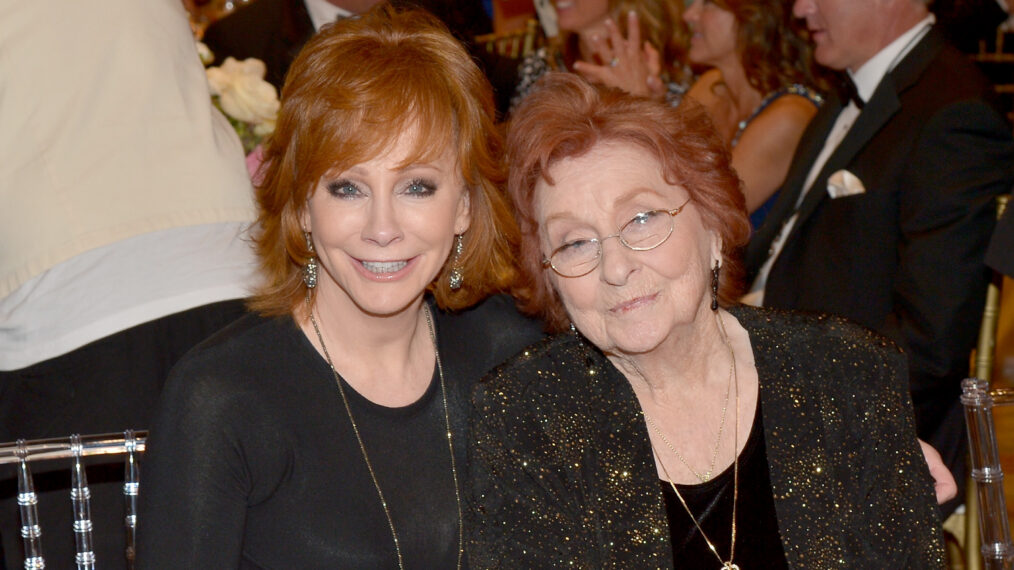 Reba McEntire and her mom Jacqueline Smith