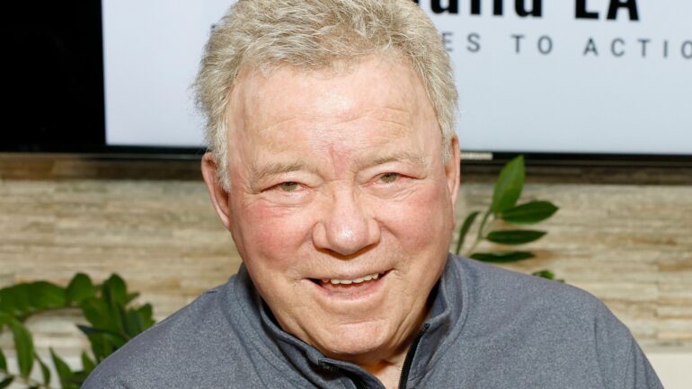 STUDIO CITY, CALIFORNIA - JANUARY 20: (L-R) William Shatner and Jon Cryer attend Concert For America 2025 - Los Angeles on January 20, 2025 in Studio City, California. (Photo by Frazer Harrison/Getty Images)
