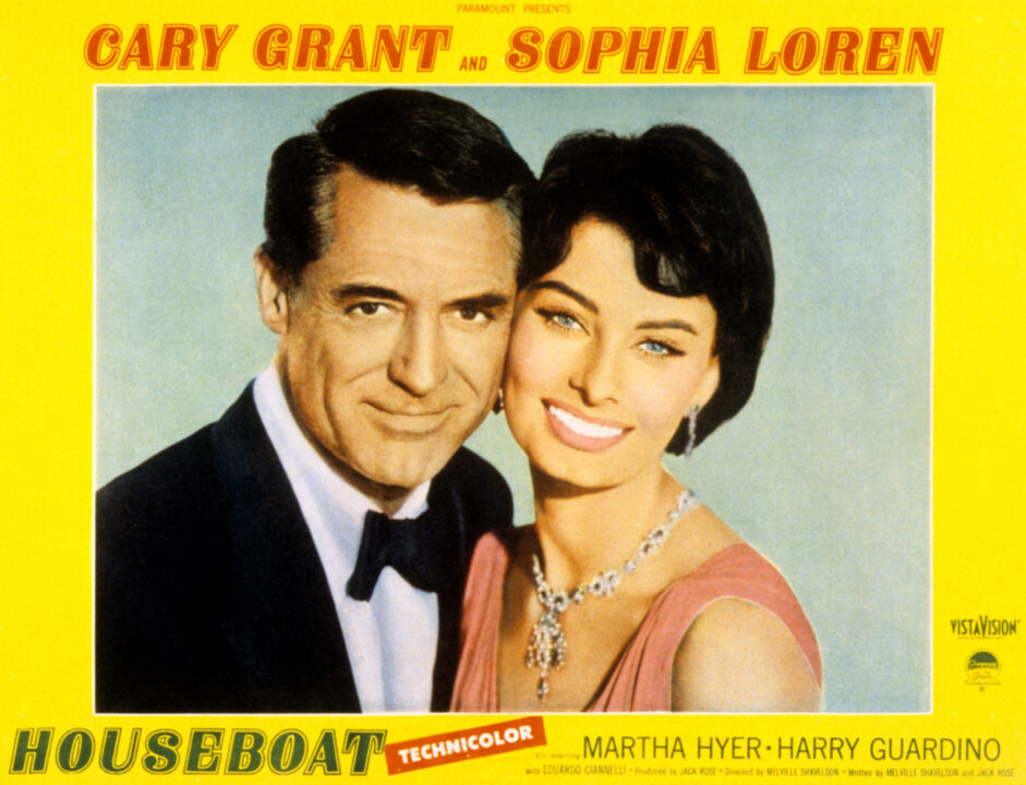 HOUSEBOAT, Cary Grant, Sophia Loren, 1958