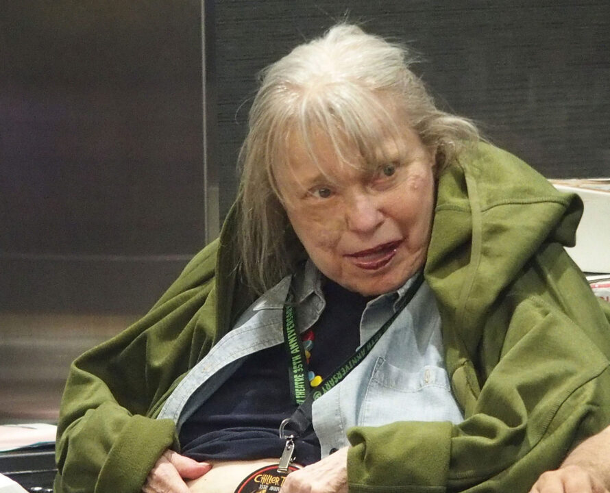 Louise Lasser attends Chiller Theatre Expo Halloween 2025 at Hilton Parsippany on October 26, 2025 in Parsippany, New Jersey. 