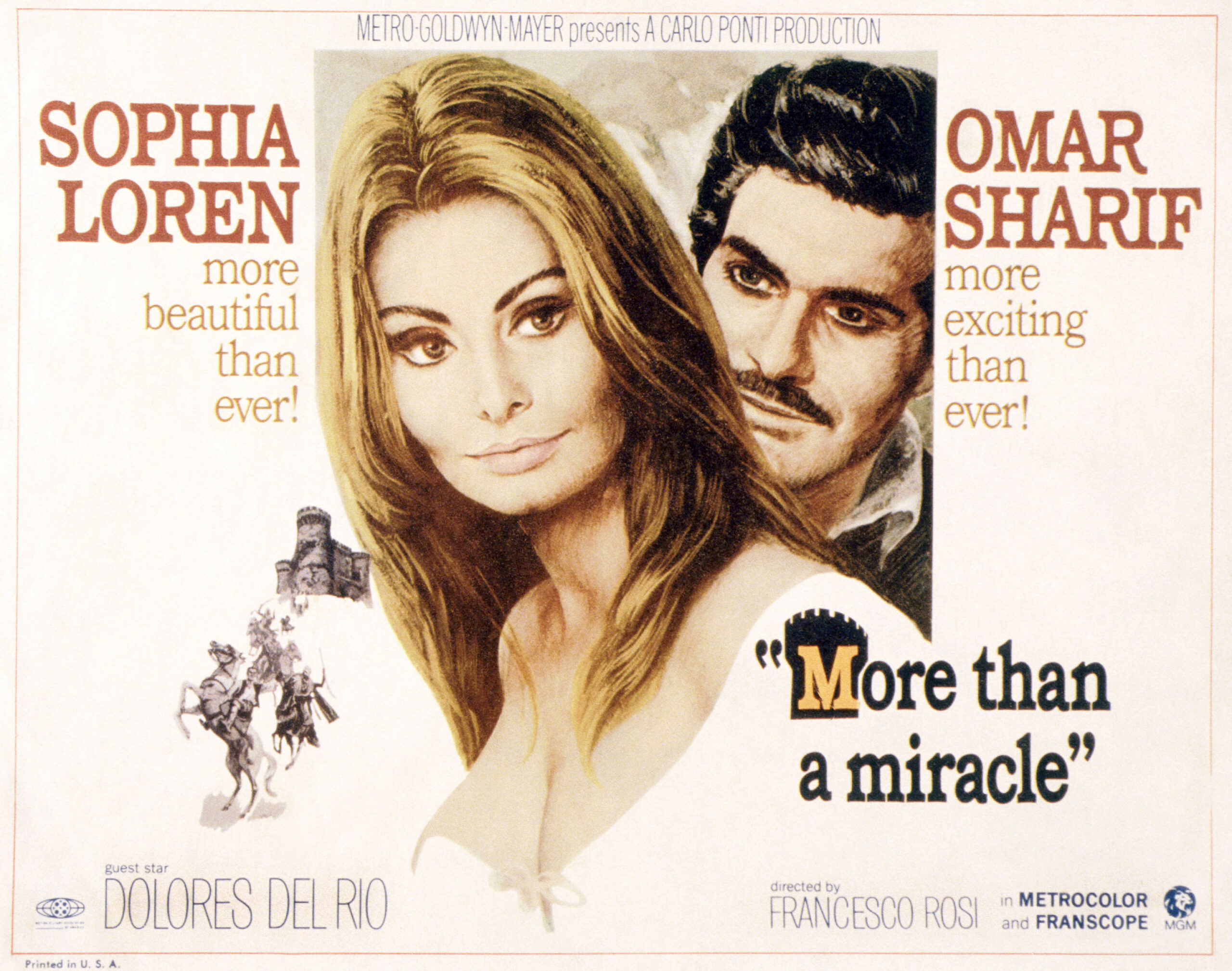 MORE THAN A MIRACLE, (aka C'ERA UNA VOLTA...), from left: Sophia Loren, Omar Sharif, 1967