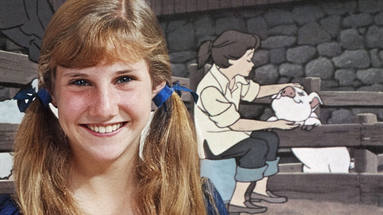 Pamela Ferdin and Charlotte's Web collage