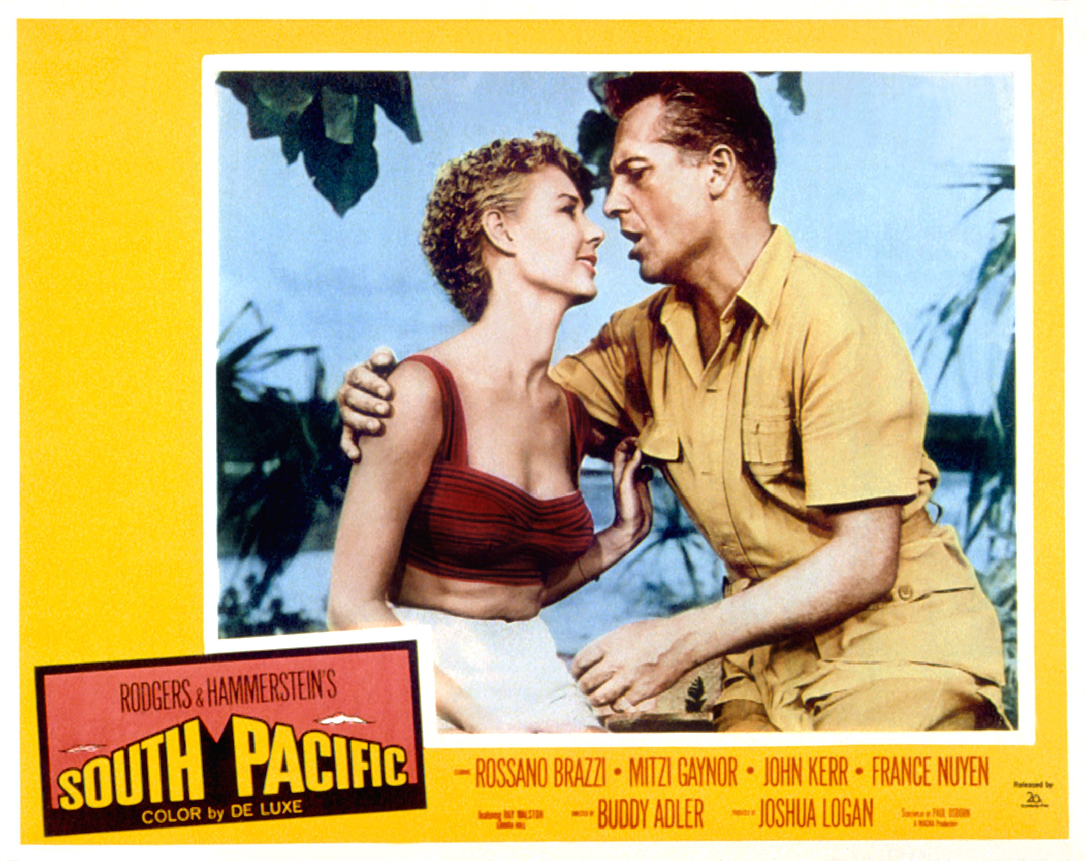SOUTH PACIFIC, Mitzi Gaynor, Rossano Brazzi, 1958,