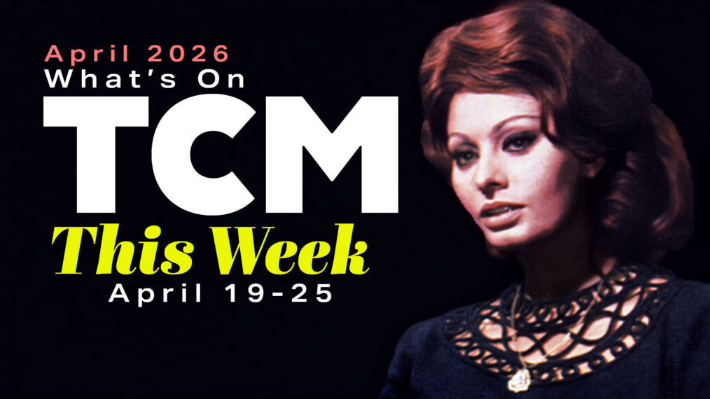 Whats on TCM the week of April 19-25 2026 Sophia Loren