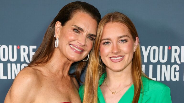 Brooke Shields and Rowan Henchy