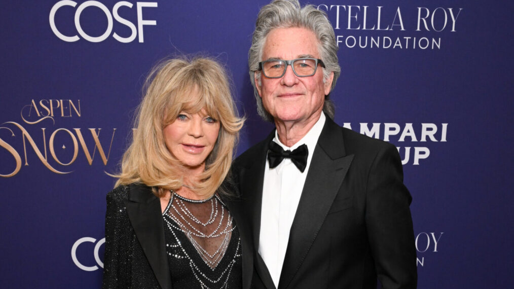 Goldie Hawn and Kurt Russell at the Aspen Snow Ball Gala benefiting Children's Oncology Support Fund (COSF) held at The St. Regis Aspen Resort on March 21, 2026 in Aspen, Colorado. (Photo by Gilbert Flores/Variety via Getty Images)