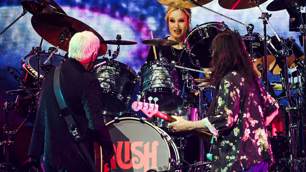 Anika Nilles of Rush performs onstage during the 2026 JUNO Awards at TD Coliseum on March 29, 2026 in Hamilton, Ontario