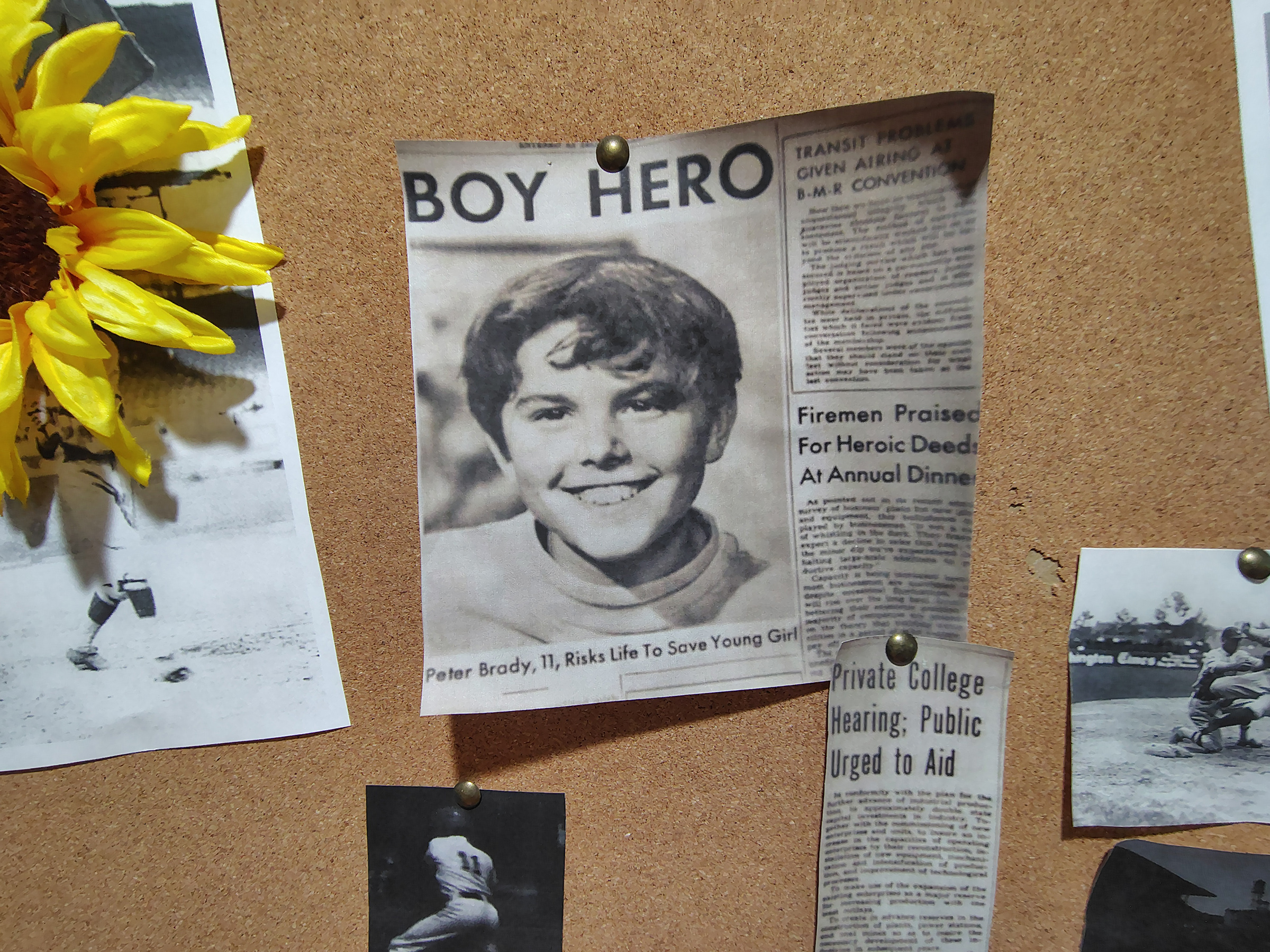 Brady Bunch House Easter Egg Boy Hero newspaper clipping