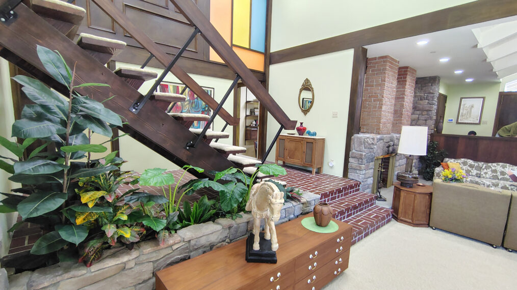 Brady Bunch House easter eggs