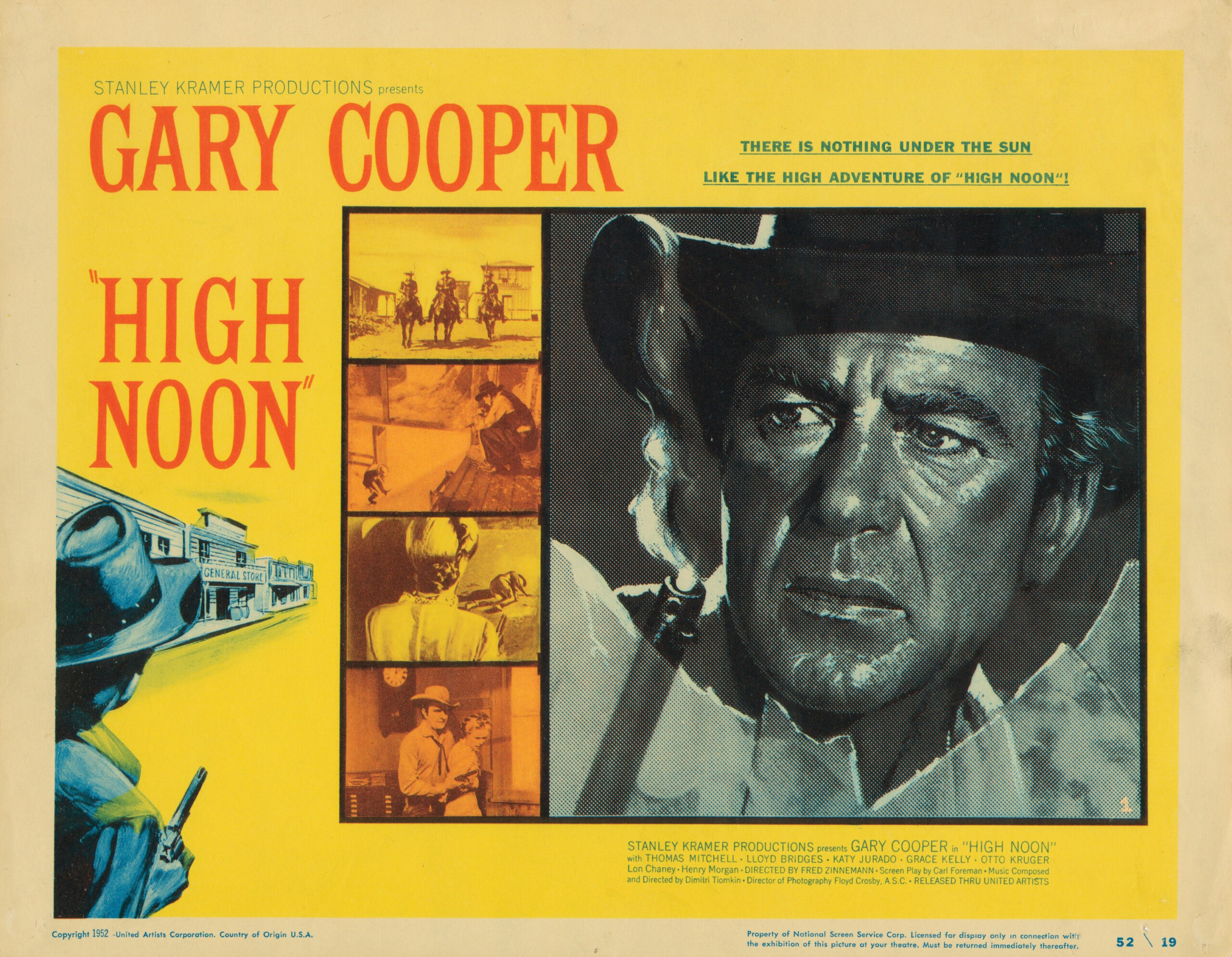 HIGH NOON, Sheb Wooley, Grace Kelly, Gary Cooper, 1952
