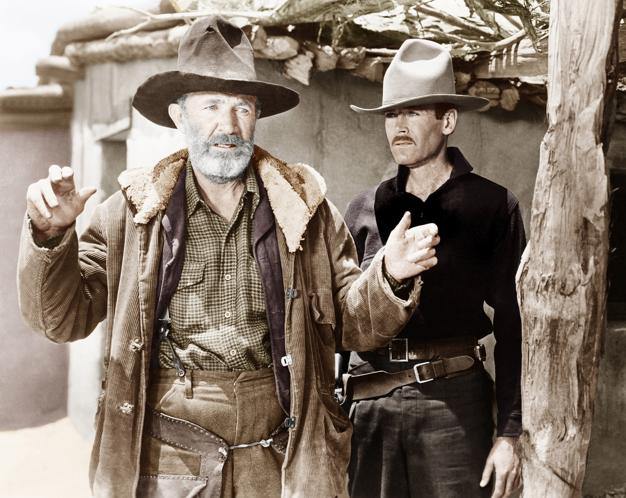 MY DARLING CLEMENTINE, from left: Walter Brennan, Henry Fonda, 1946.