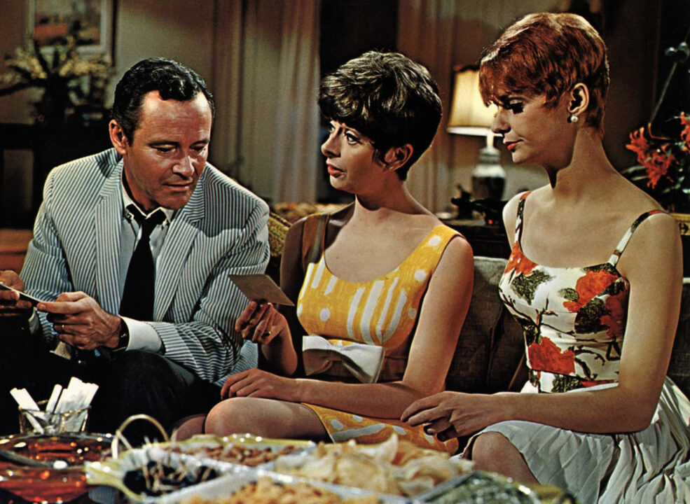 THE ODD COUPLE, Jack Lemmon, Monica Evans, Carole Shelley, 1968