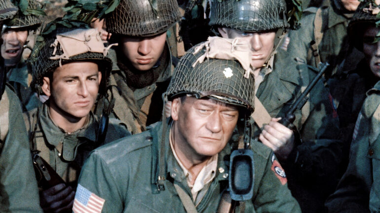 THE LONGEST DAY, John Wayne, 1962.