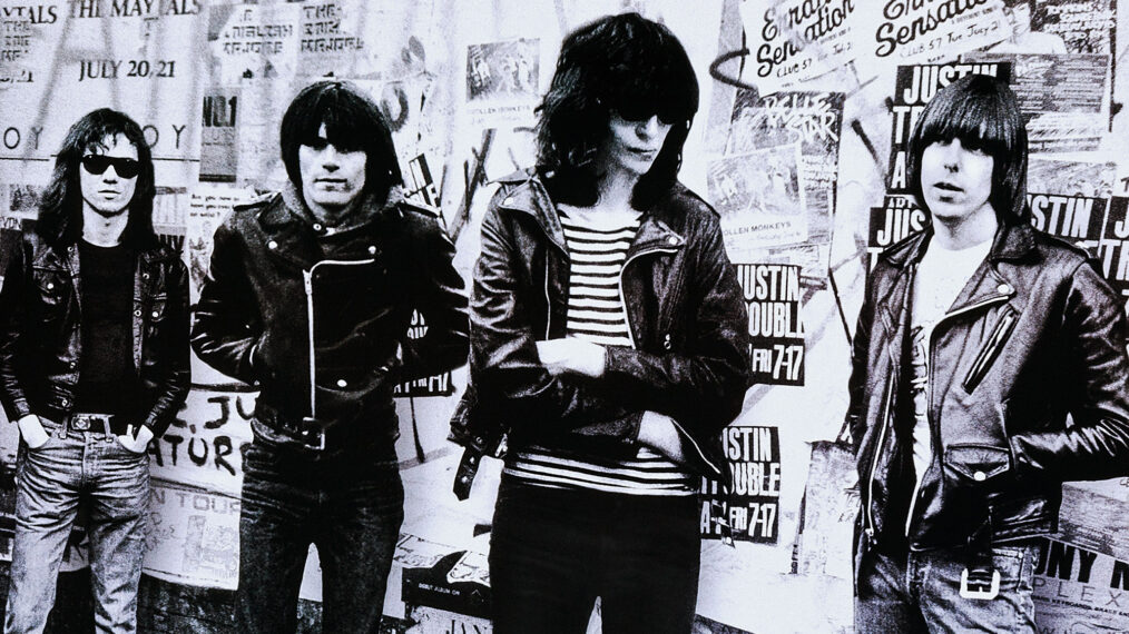 END OF THE CENTURY: THE STORY OF THE RAMONES, The Ramones, from left: Marky Ramone, Dee Dee Ramone, Joey Ramone, Johnny Ramone, 2003,