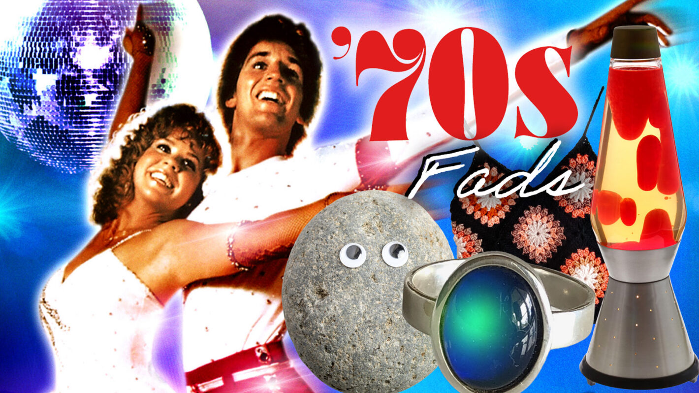 Remember These '70s Fads? From Pet Rocks to Roller Disco