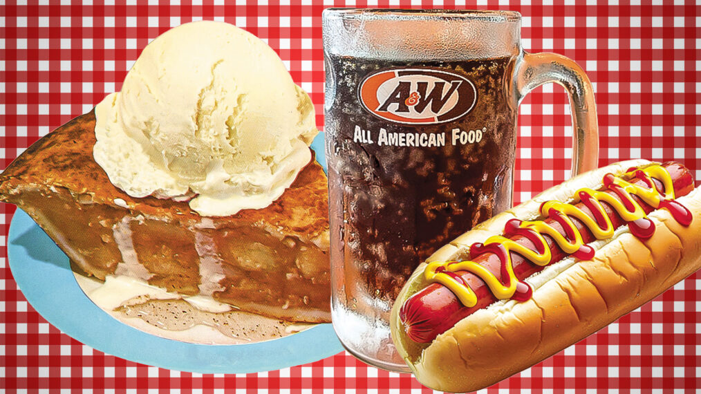Nostalgic food collage