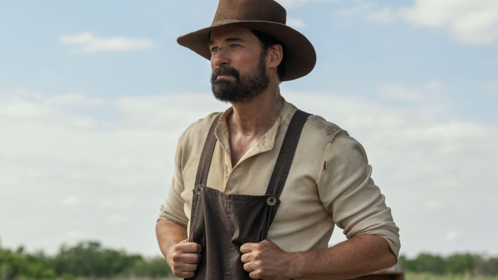 Little House on the Prairie. Warren Christie as John Edwards in episode 102 of Little House on the Prairie. Cr. Eric Zachanowich/Netflix © 2026