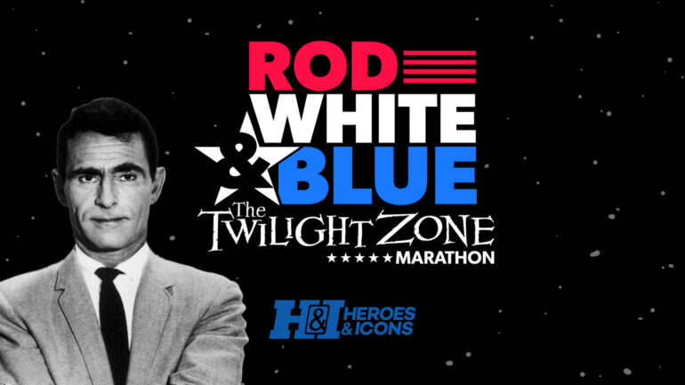 Rod White & Blue Twilight Zone Marathon art