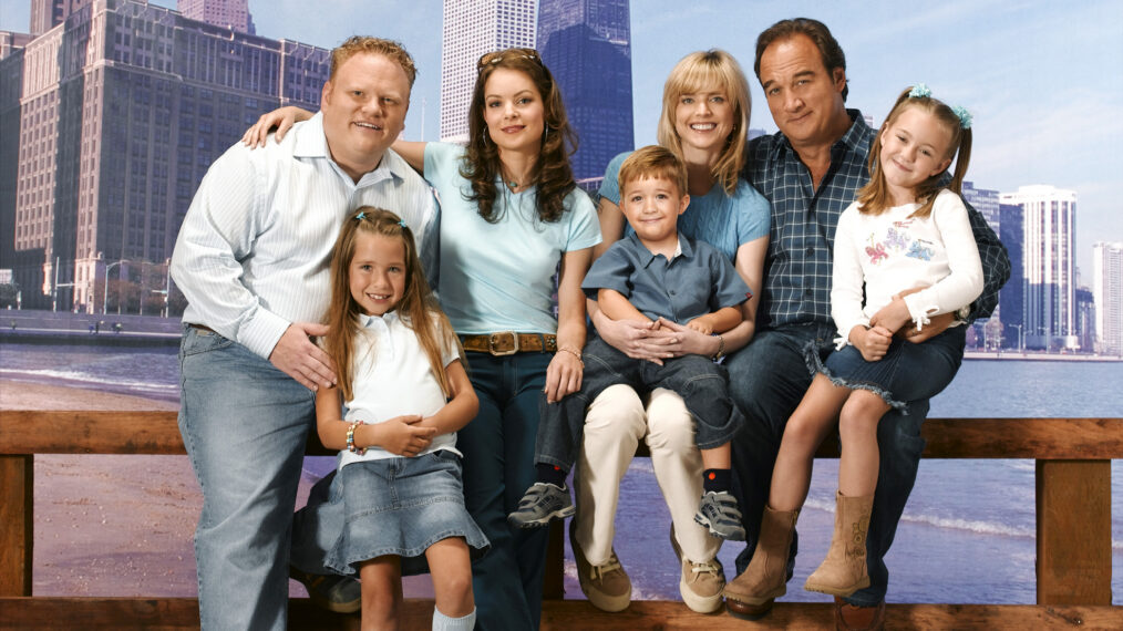 ACCORDING TO JIM, Larry Joe Campbell, Taylor Atelian, Kimberly Williams-Paisley, Conner Rayburn, Courtney Thorne-Smith, Jim Belushi, Billi Bruno, (Season 4), 2001-09