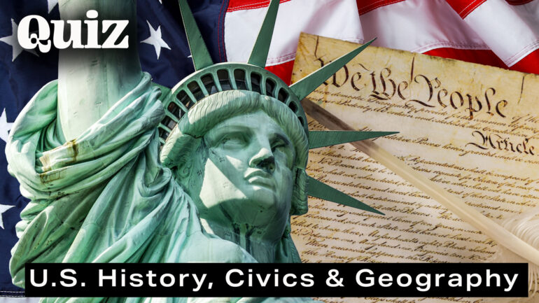 American History and Civics quiz test