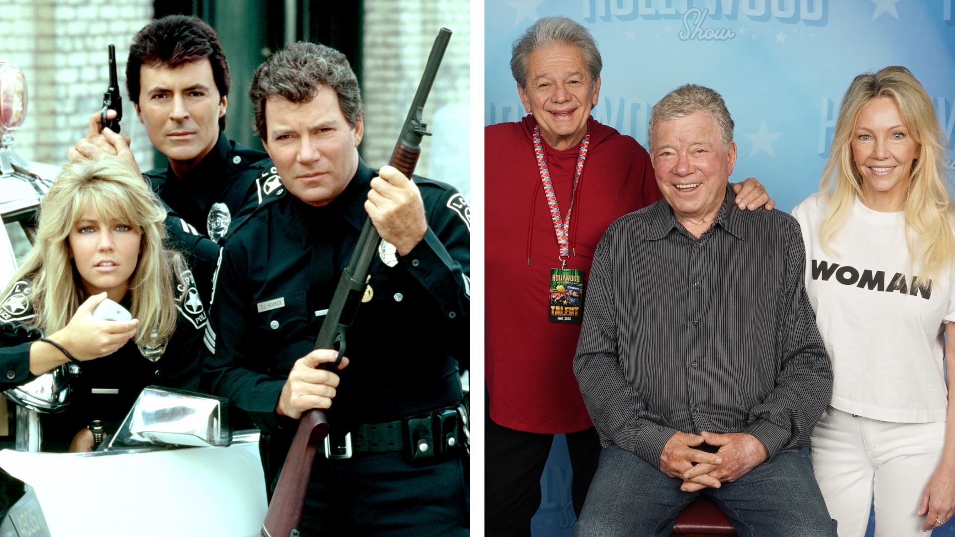 Stars of TJ Hooker then and now from Hollywood Show May 2026
