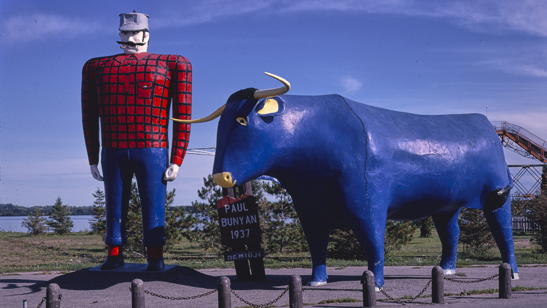 Paul Bunyan and Babe, Route 2, Bemidji, Minnesota