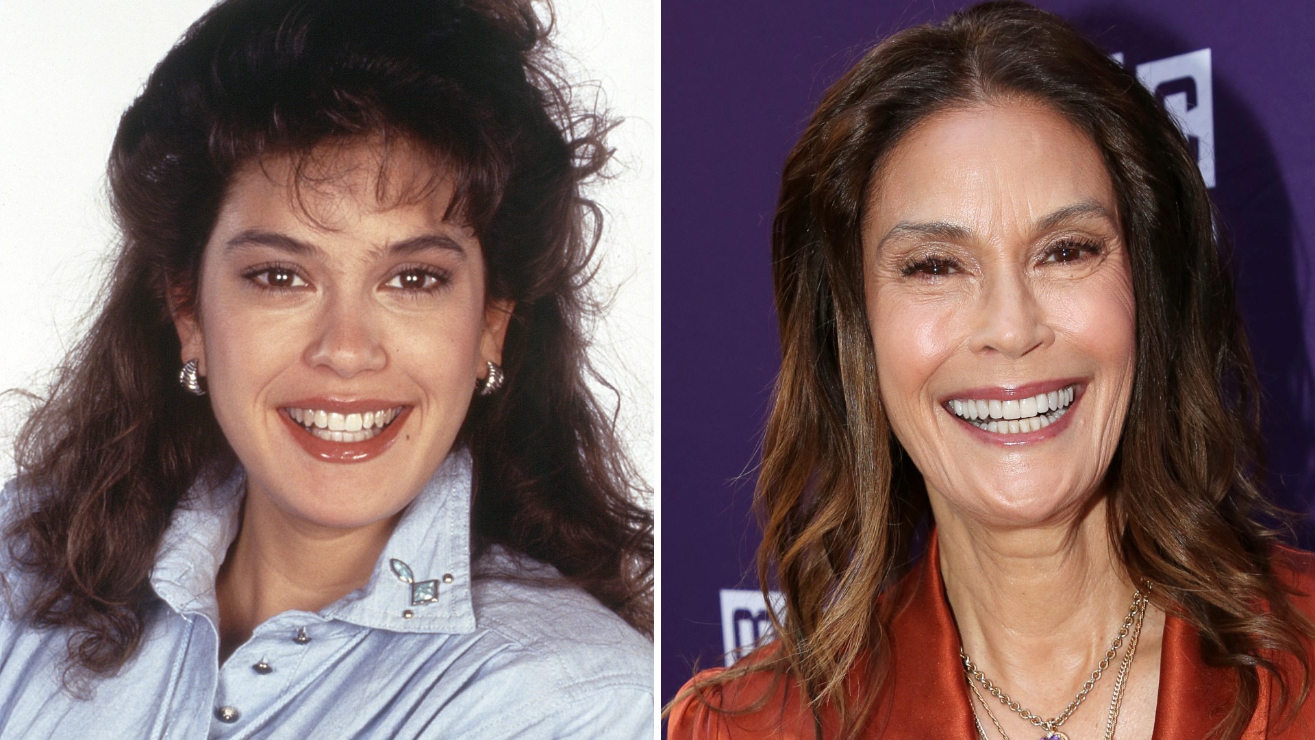 Teri Hatcher now and then