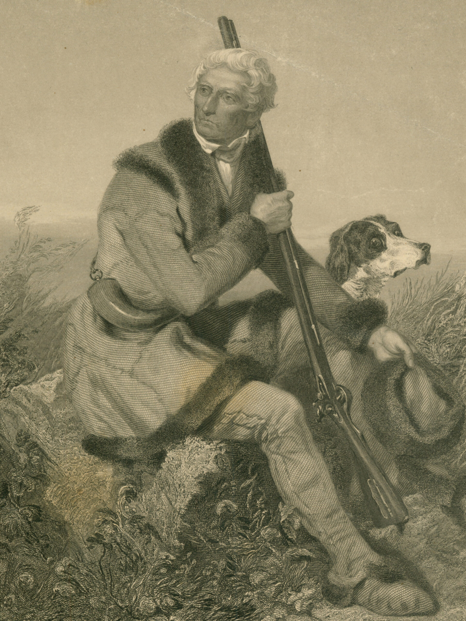 Daniel Boone. Steel engraving by Alonzo Chappel, 1861. Missouri History Museum Photograph and Prints collection. Daniel Boone Engravings and Lithographs. Image number: 45850