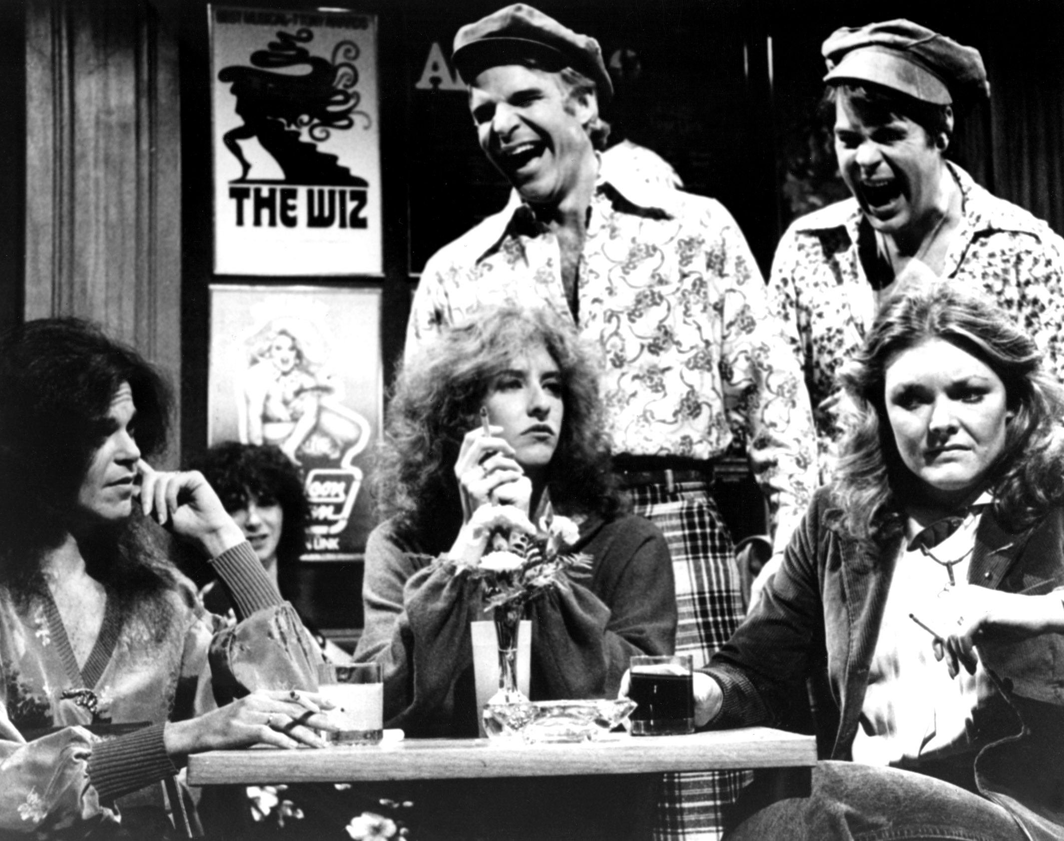 SATURDAY NIGHT LIVE!, ('Wild & Crazy Guys'), Gilda Radner, Laraine Newman, <a href=