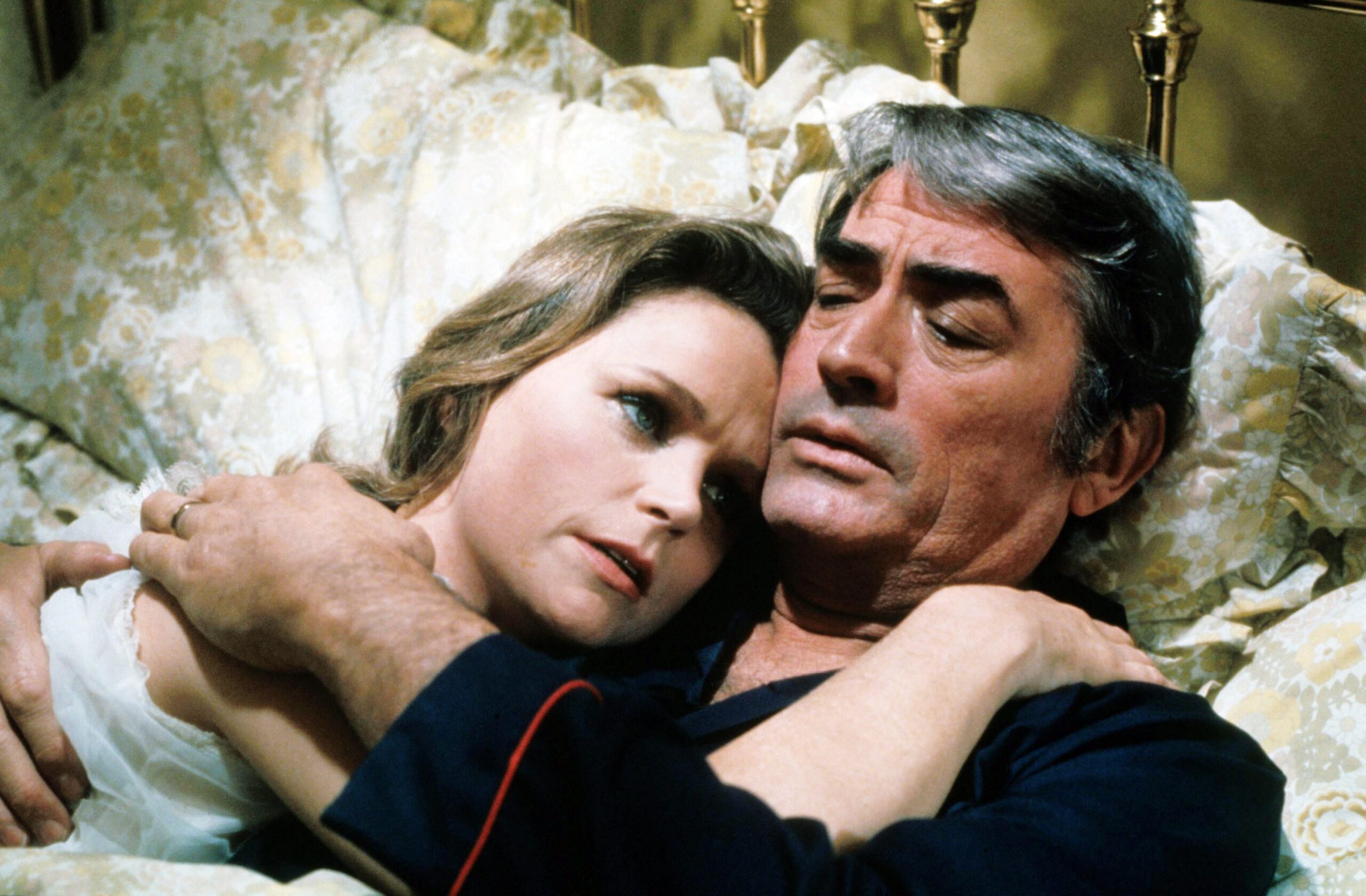 THE OMEN, from left: Lee Remick, Gregory Peck, 1976