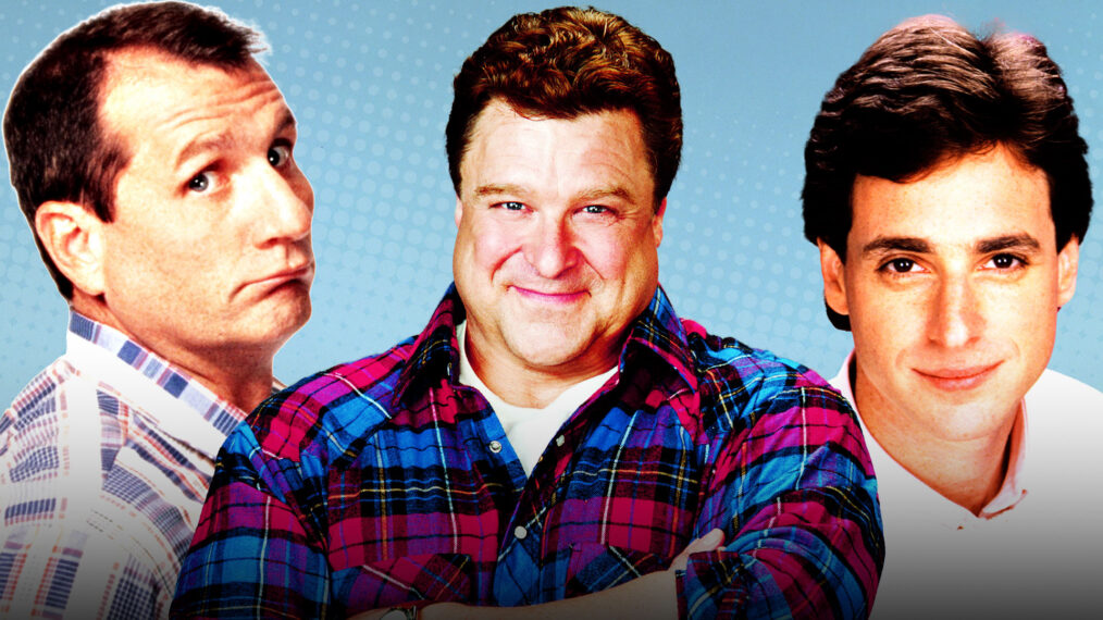 TV Dads from the 1980s and 1990s collage