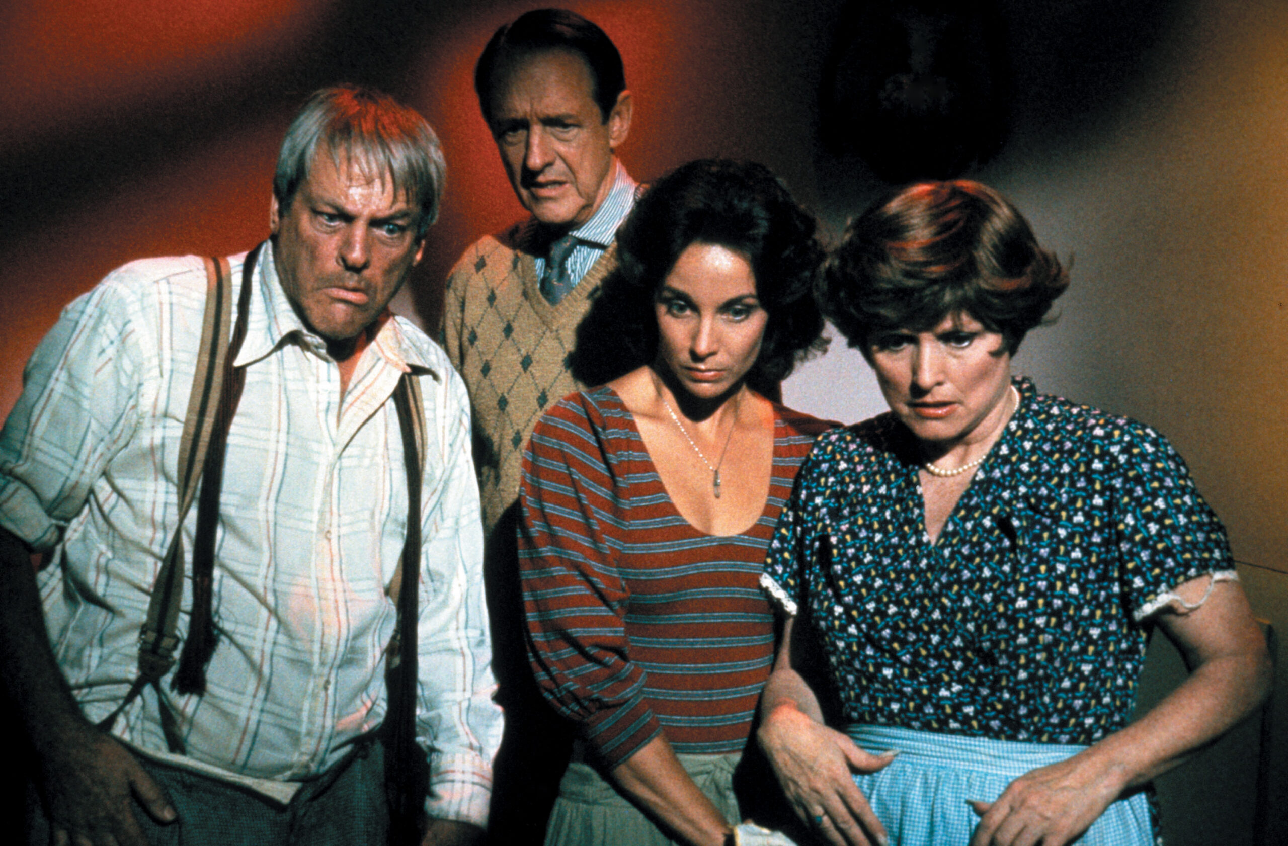 TWILIGHT ZONE: THE MOVIE, Kevin McCarthy, Kathleen Quinlan, William Schallert, Patricia Barry, 1983.