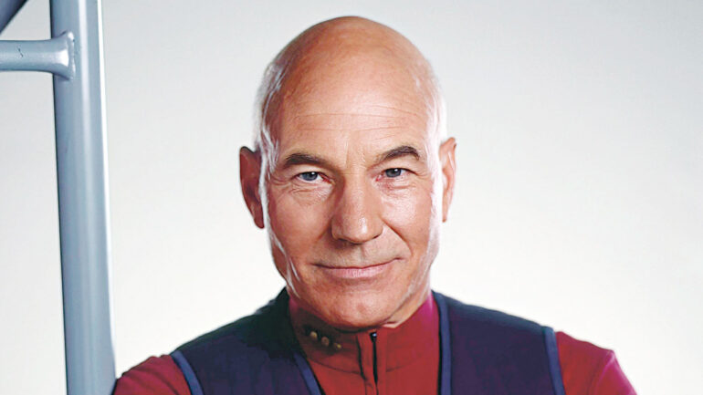 STAR TREK: THE NEXT GENERATION, Patrick Stewart, 1987-94.