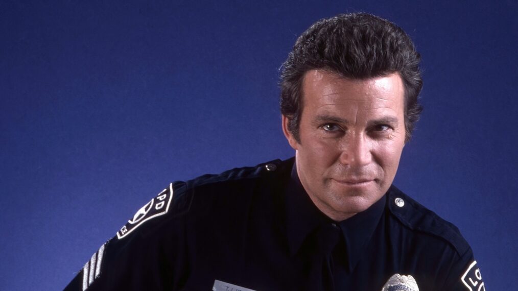 T.J. HOOKER, William Shatner, (1982), 1982-1987. ph: Gene Trindl/TV Guide/Courtesy Everett Collection